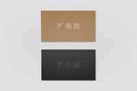 Earth tone business cards, professional branding