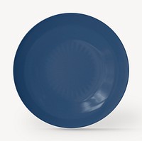 Porcelain plate mockup, realistic object psd