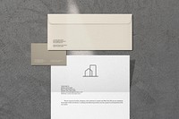 Stationery set mockup editable corporate identity psd