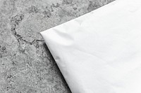White blank plastic mailing bag