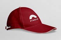 Baseball cap mockup, headwear fashion psd