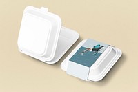 Cautious takeaway box, product packaging design