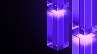 Purple glass pillars desktop wallpaper, digital remix