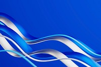 Abstract wave blue background, digital remix psd