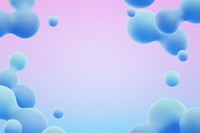 Gradient fluid border background