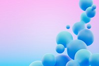 Gradient blue fluid border background, digital remix psd