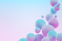 Gradient pink fluid border background