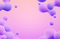Gradient purple fluid border background, digital remix psd
