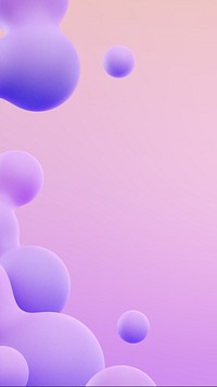 Gradient fluid border mobile wallpaper, digital remix