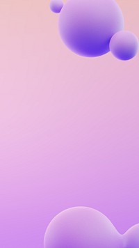 Gradient fluid border mobile wallpaper, digital remix