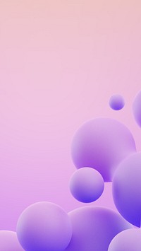 Gradient fluid border mobile wallpaper, digital remix