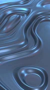 Blue metallic topography mobile wallpaper, digital remix