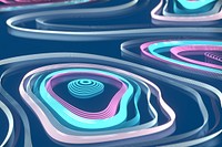 Pastel pink wavy topography background