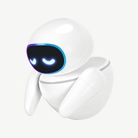 3D sad robot, innovative technology psd