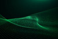 Abstract dark green background, smart technology digital remix