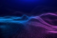 Purple gradient technology background, digital remix psd