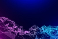 Digital purple gradient background, technology remix