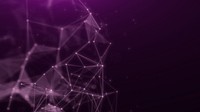 Abstract purple technology desktop wallpaper, digital remix