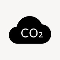 Air pollution flat icon vector