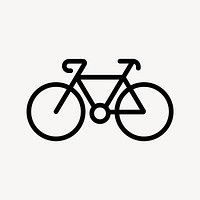 Bicycle flat icon element vector