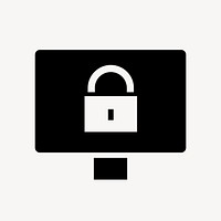 Data protection flat icon
