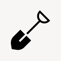 Shovel flat icon element vector