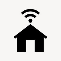 Smart home flat icon element vector