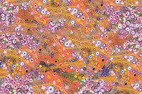 Gustav Klimt's famous painting background, Water Serpents II artwork, remixed by rawpixel