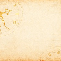 Vintage clock face background, old paper texture