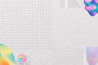 Off-white abstract paper background, aesthetic border