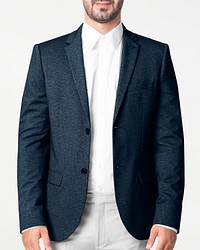 Men&rsquo;s blazer mockup psd business wear fashion