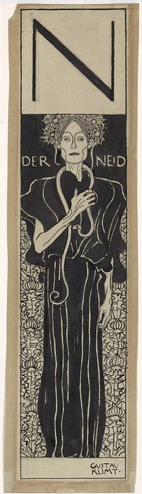 "Envy" by Gustav Klimt