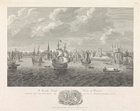 A South East View of London, Before 1666