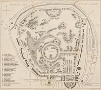 Plan of the Regent's Park