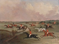 The Quorn Hunt in Full Cry:  Second Horses