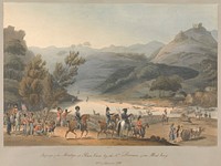 No.1  Passage of the Mondego at Pena Cova by the 3rd Division of allied Army, 1810