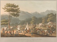 No. 10 Troop bivoacked below the village of the villa Velha, 19th May 1811