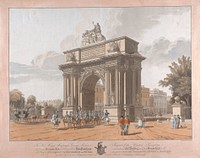 View of a Triumphal Arch Proposed to be Erected at Hyde Park Corner Commenorative of the Victory ...King George III