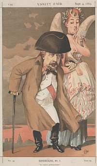 Sovereigns, (No. 1) 'Le Regime Parlementaire', (Napoleon III),  from "Vanity Fair"
