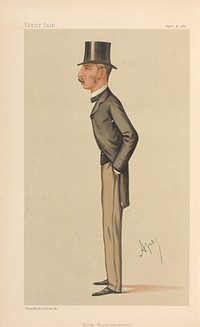 Politicians - Vanity Fair - North Northamptonshire'. Lord Burghley. April 16, 1887