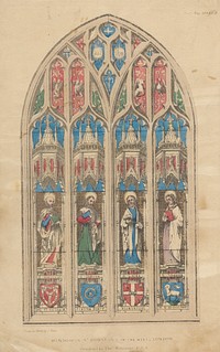 Window in St. Dunstan's in the West, London