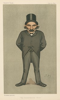 Politicians - Vanity Fair - 'The Constututional Union'. Mr. Charles Wallwyn Radcliffe Cooke. July 30, 1892