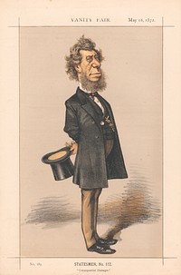 Vanity Fair - Americans. 'Consequential Damages'. Hon. Hamilton Fish. 18 May 1872
