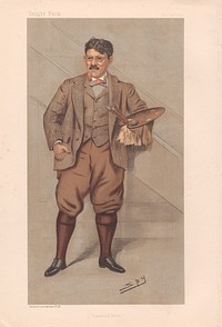 Vanity Fair - Artists. 'Fairford Abbey'. Mr. Edwin Austin Abbey. 29 December 1898