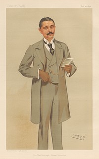 Vanity Fair: Legal; 'The Marlborough Street Solicitor', Mr. Arthur John Edward Newton, September 21, 1893