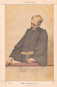 Vanity Fair - Clergy. Men of the Day, no. 45 'Come to Jesus'. Hall. 23 November 1872