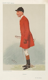 Vanity Fair - Fox Hunters. 'Cottesmore'. Mr. Evan Hanbury. 5 December 1906