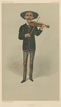 Vanity Fair: Musicians; 'Sarasate', Senor Palbo Martin Meliton Sarasate, May 25, 1889