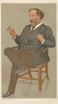 Vanity Fair: Newpapermen; 'An Art Critic', Mr. Joseph William Comyns Carr, February 11, 1893