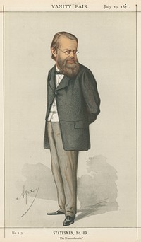 Vanity Fair: Newspapermen; 'The Nonconformist', Miall, July 29, 1871